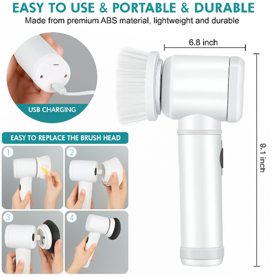 BlastBrush™ Effortless Cleaning Gun
